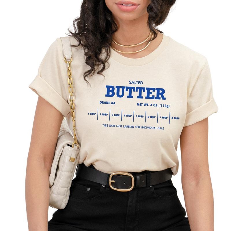 Butter Baking Shirt, Gift For Bakers, Baking Lover Tee, Baking Vibes T-shirt, Shirt for Cake Maker Full Color Print...