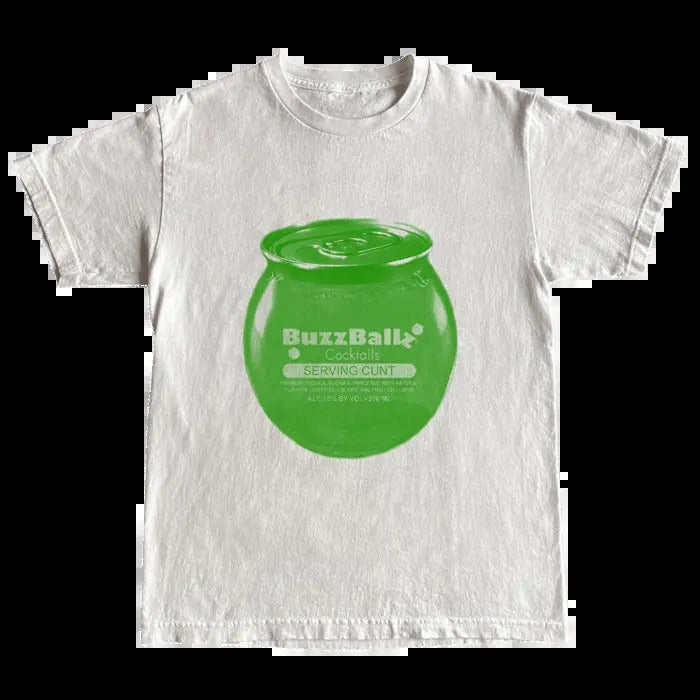 Buzz Ballz White Shirt, Vintage graphic Tee, Gift for Man and Woman Hoodie Sweatshirt | PrintMintTees.com