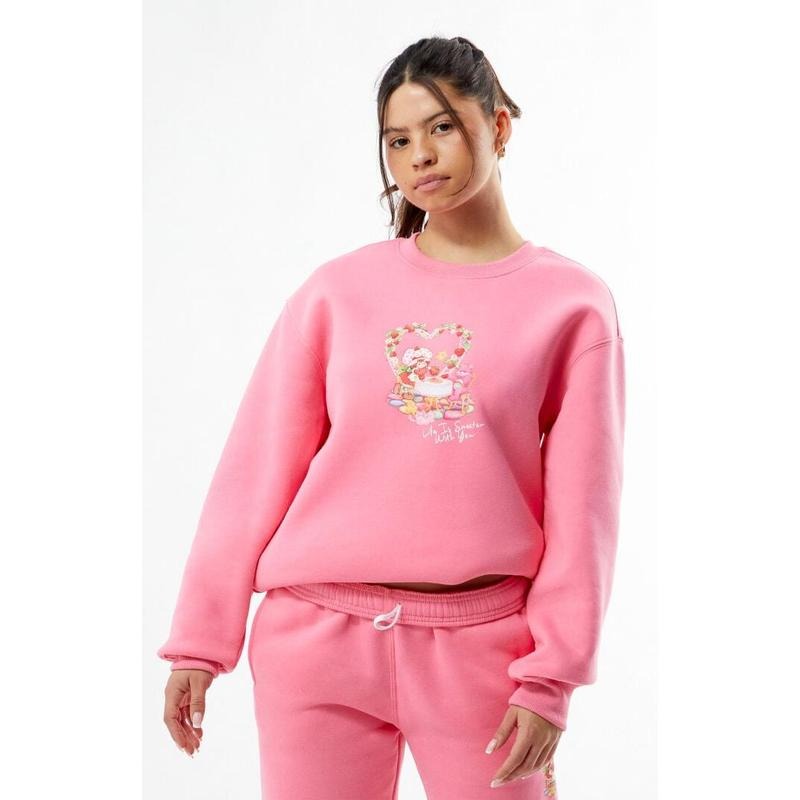 Samii Ryan Care Bears X Strawberry Shortcake Life Is Sweet Crew Neck T-Shirts, Hoodie, Sweatshirt