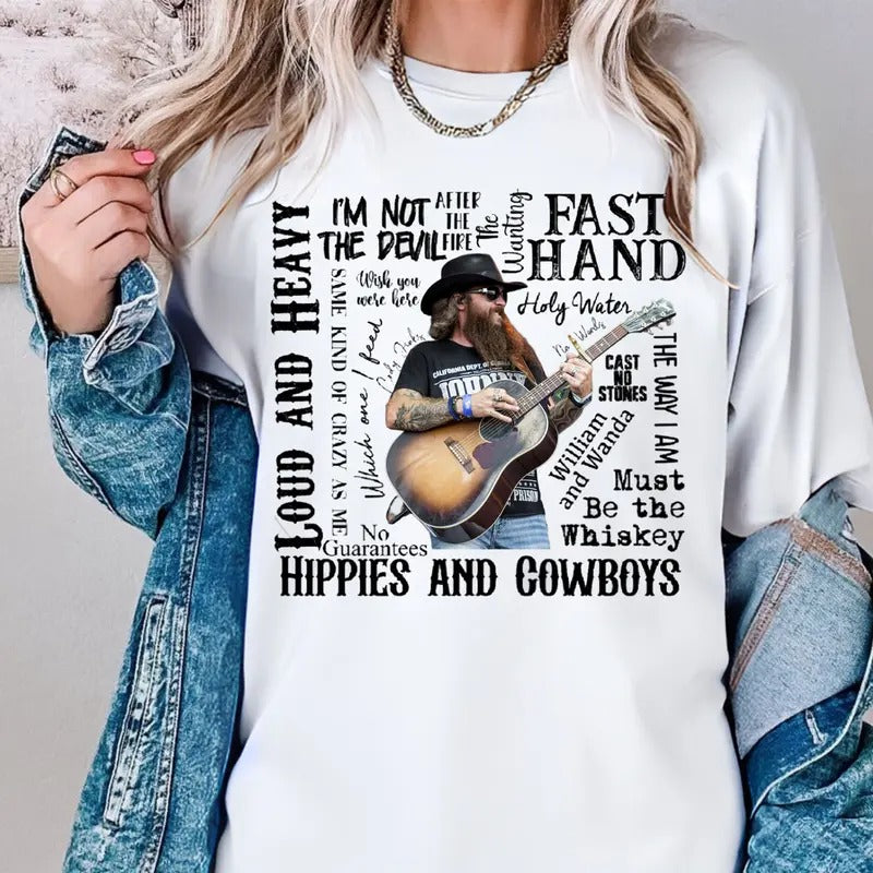 C0dy JInks Songs Tee, Country Music Top, Concert Outfit, Tour Merch, Unisex Short Sleeve Tee Shirt, Casual Clothing...