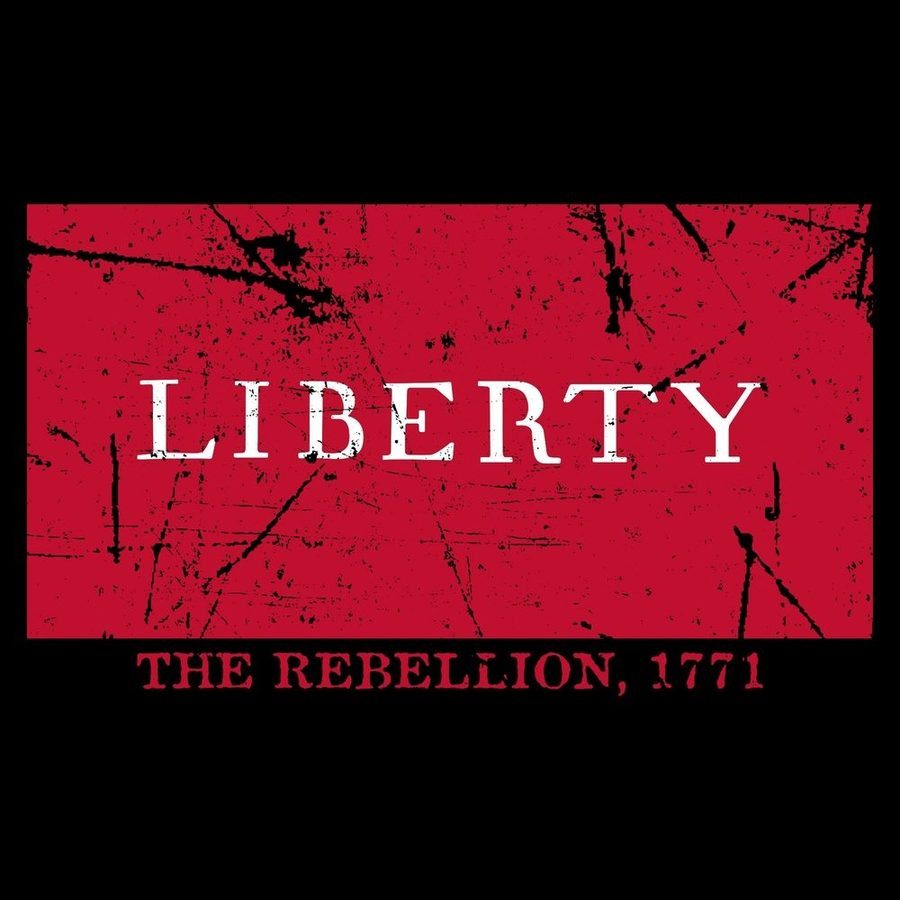 Liberty 1771 Flag T-Shirt - Black