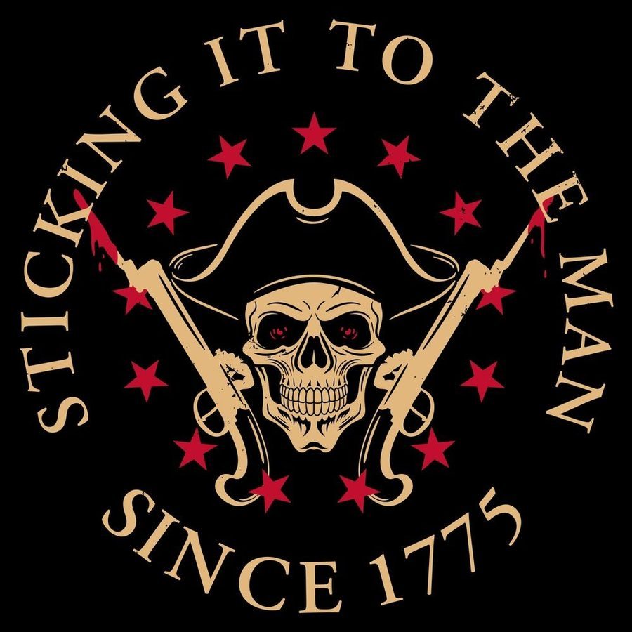 Sticking It To The Man T-Shirt - Black