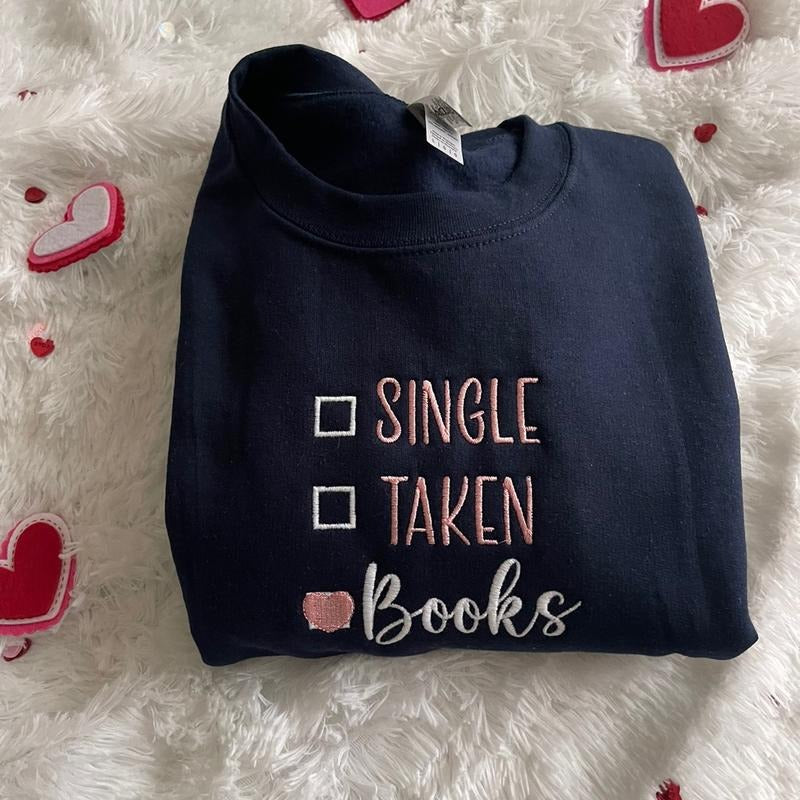 CUSTOM VALENTINES DAY SWEATSHIRT EMBROIDERED SWEATSHIRT GIFTS FOR VALENTINE DAY Shirt Hoodie | PrintMintTees.com