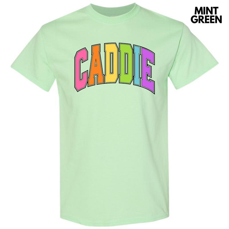 Caddie Varsity Letter Gildan Short Sleeve T-Shirt 'NLB' Hoodie, Sweatshirt | PrintMintTees.com