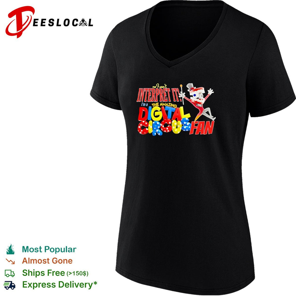 Caine jumping The Amazing Digital Circus fan shirt