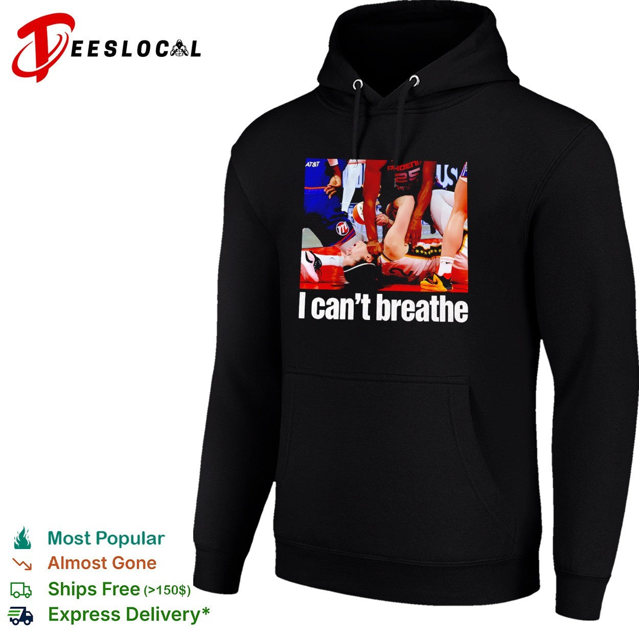 Caitlin Clark Indiana Fever WNBA I can’t breathe shirt