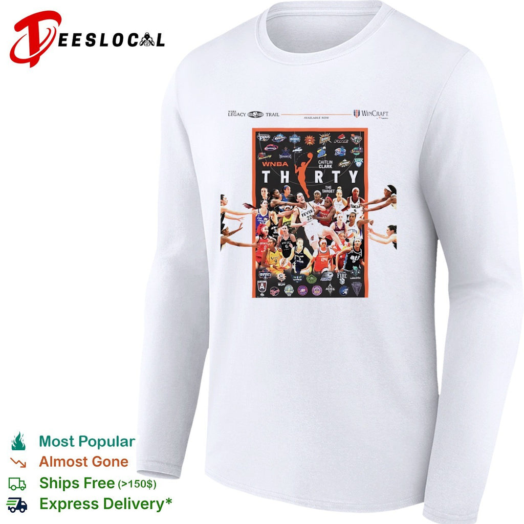 Caitlin Clark Indiana Fever WNBA Thirty the Target sports basketball shirt