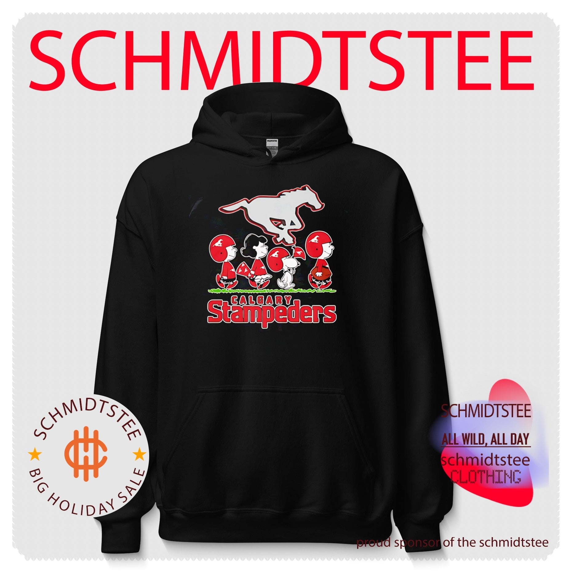 Calgary Stampeders features Peanuts Abbey Road shirt