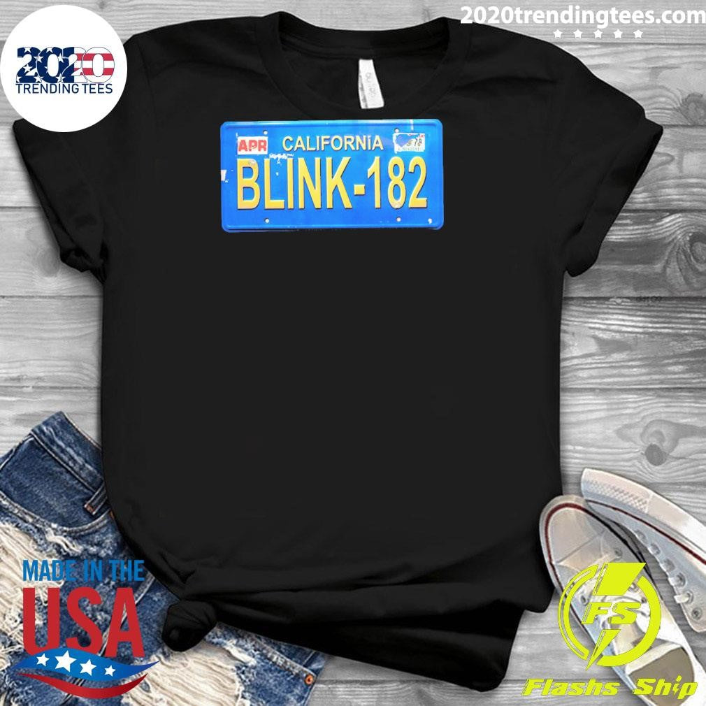 California Blink License Plate Vintage Shirt