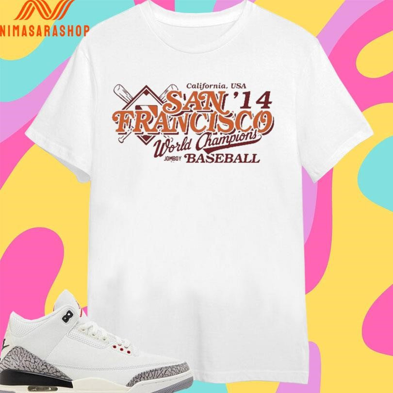California USA ’14 San Francisco World Champions Baseball Shirts