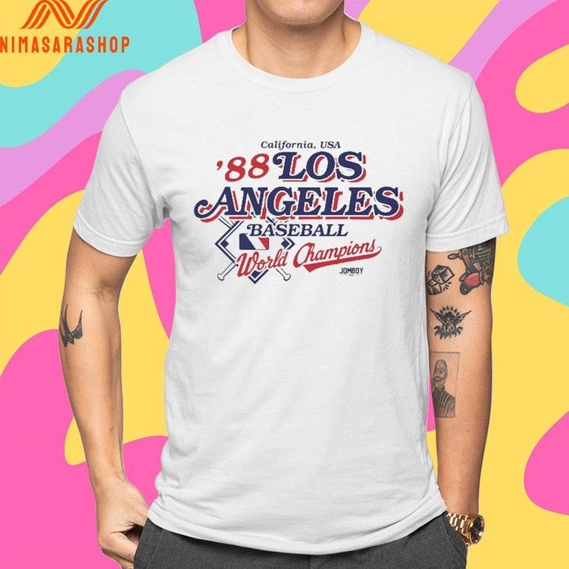 California USA ’88 Los Angeles Baseball World Champions Shirts