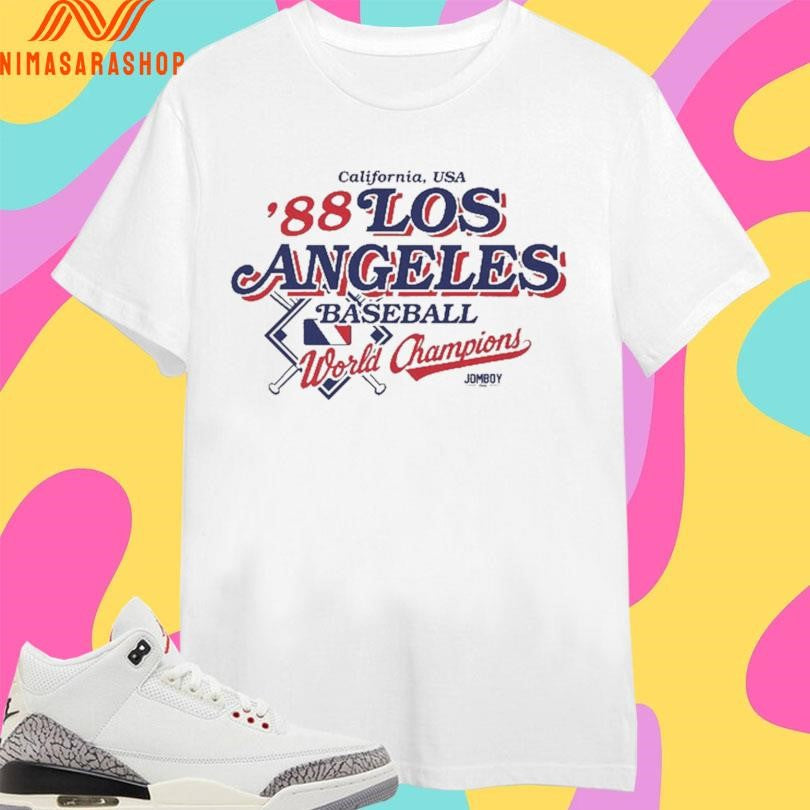 California USA ’88 Los Angeles Baseball World Champions Shirts