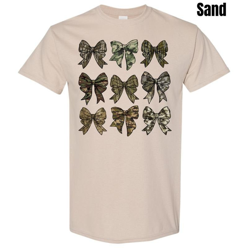 Camo Coquette Collage Gildan Short Sleeve T-Shirt 'NLB' Hoodie Sweatshirt | PrintMintTees.com
