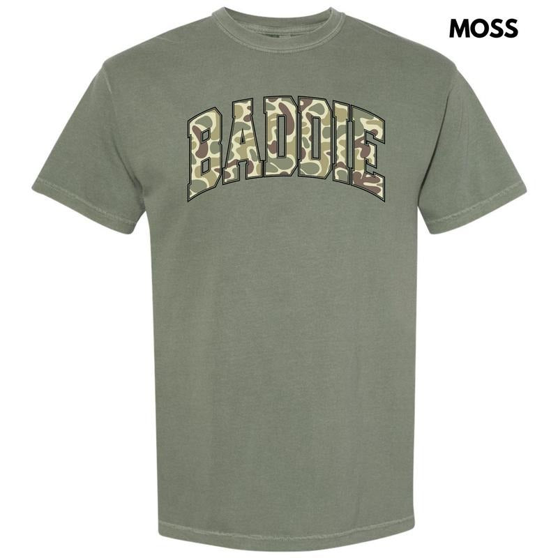 Camouflage Baddie Comfort Colors T-Shirt 'NLB' Hoodie, Sweatshirt | PrintMintTees.com