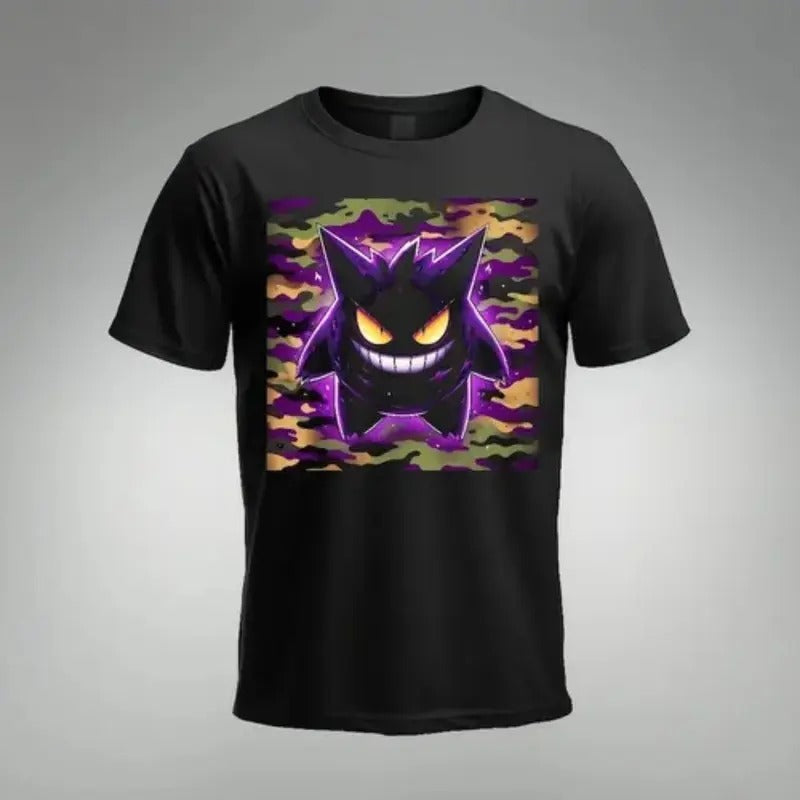 Camouflage Camo Gengar Gengar Shirt T-Shirts, Hoodie, Sweatshirt