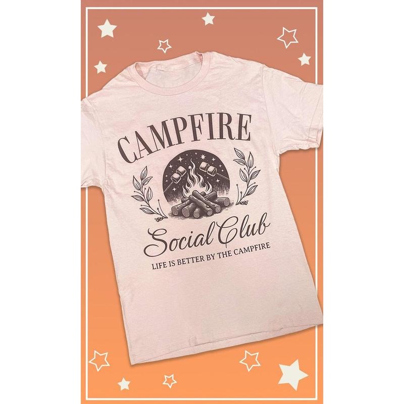 Campfire Social Club Graphic T-Shirt Hoodie Sweatshirt | PrintMintTees.com