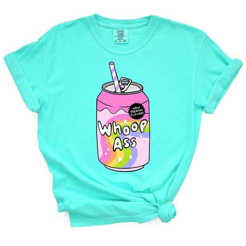 Can Of Whoop Ass TShirt - Casual Summer Top Hoodie Sweatshirt | PrintMintTees.com