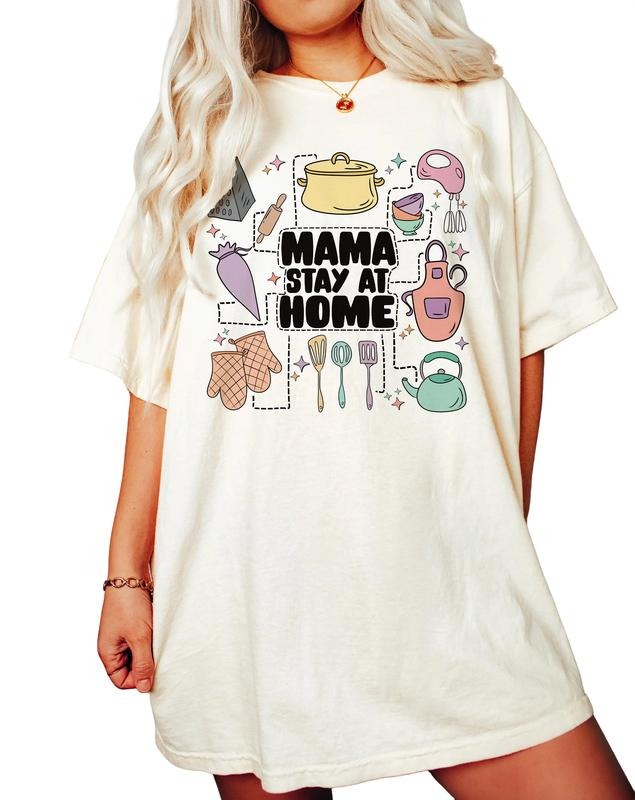 Can't Talk Right Now Doing Mama Stay At Home Stuff Shirt, Funny Mama Gift Mother's Day, Funny Mama Quotes Tee, Kitchen...