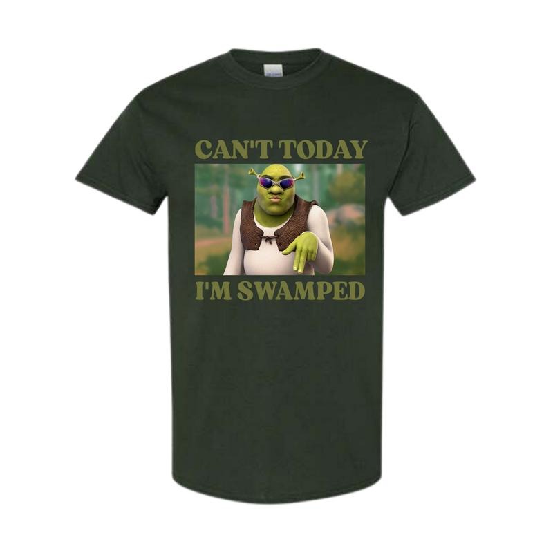 Can't Today I'm Swamped - Unisex T-Shirt, Funny Shirt Classic Cotton Hoodie Sweatshirt | PrintMintTees.com