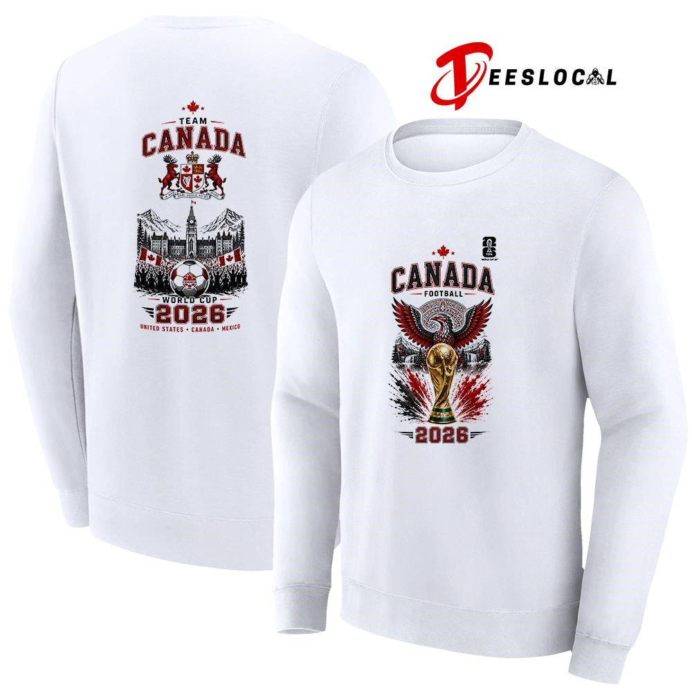 Canada World Cup trophy graphic shirt
