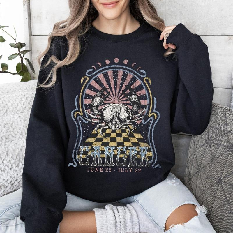 Cancer Zodiac, Astrology, Horoscope Sweatshirt Shirt Hoodie | PrintMintTees.com