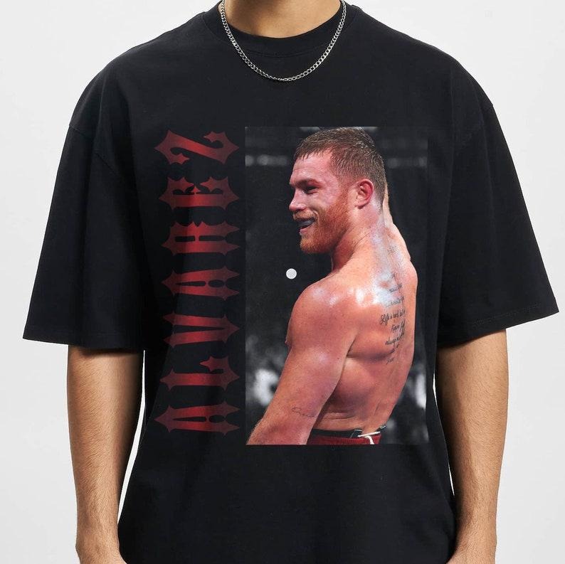 Canelo Alvarez T-Shirt Vintage 90s Bootleg Unisex Graphic Tee Retro Boxing Graphic Tee Birthday Hoodie Sweatshirt