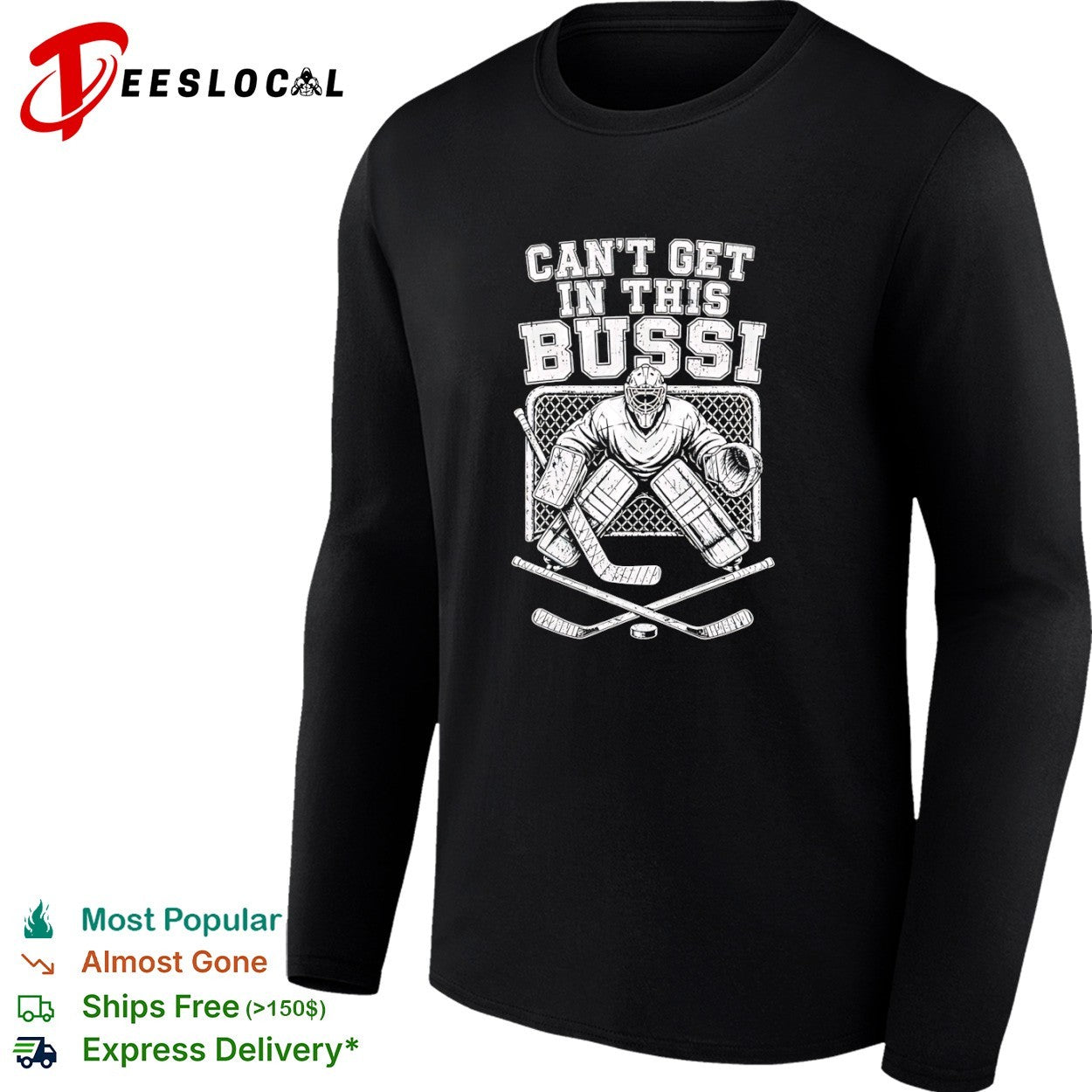 Cant get in this bussi Ice Hockey shirt