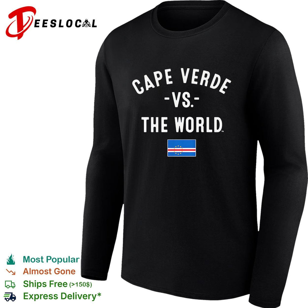 Cape Verde vs the world soccer flag shirt