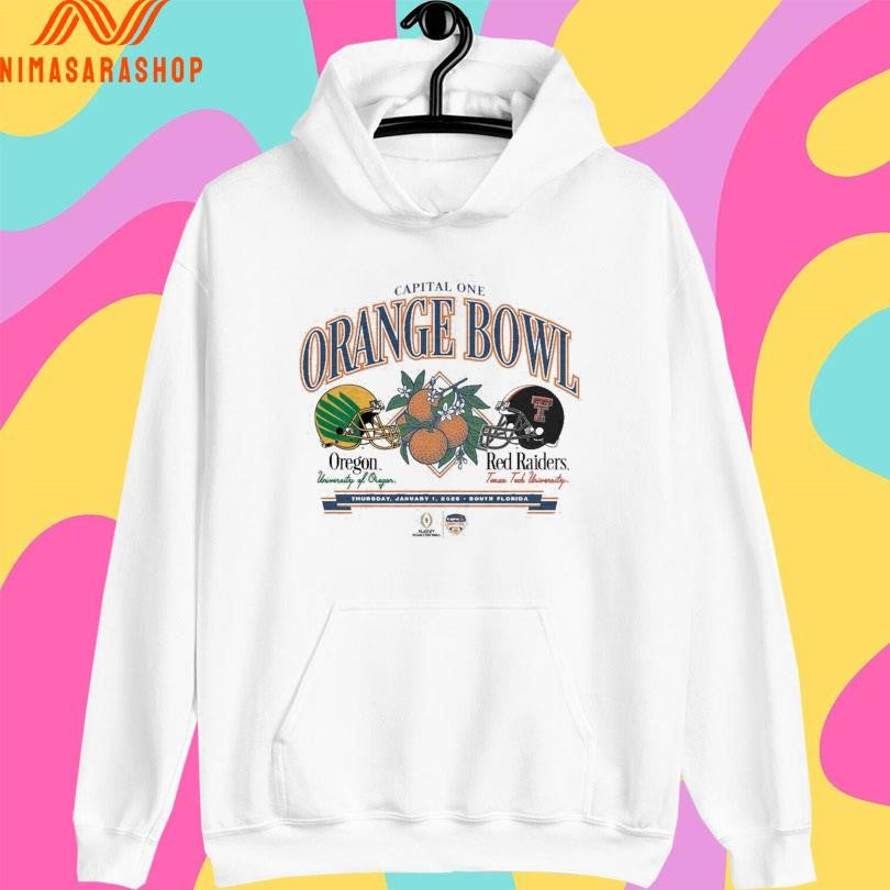 Capital One Orange Bowl Oregon University Of Oregon Vs Red Raiders Texas Tech University Thursday January 1 2026 South Florida Shirts