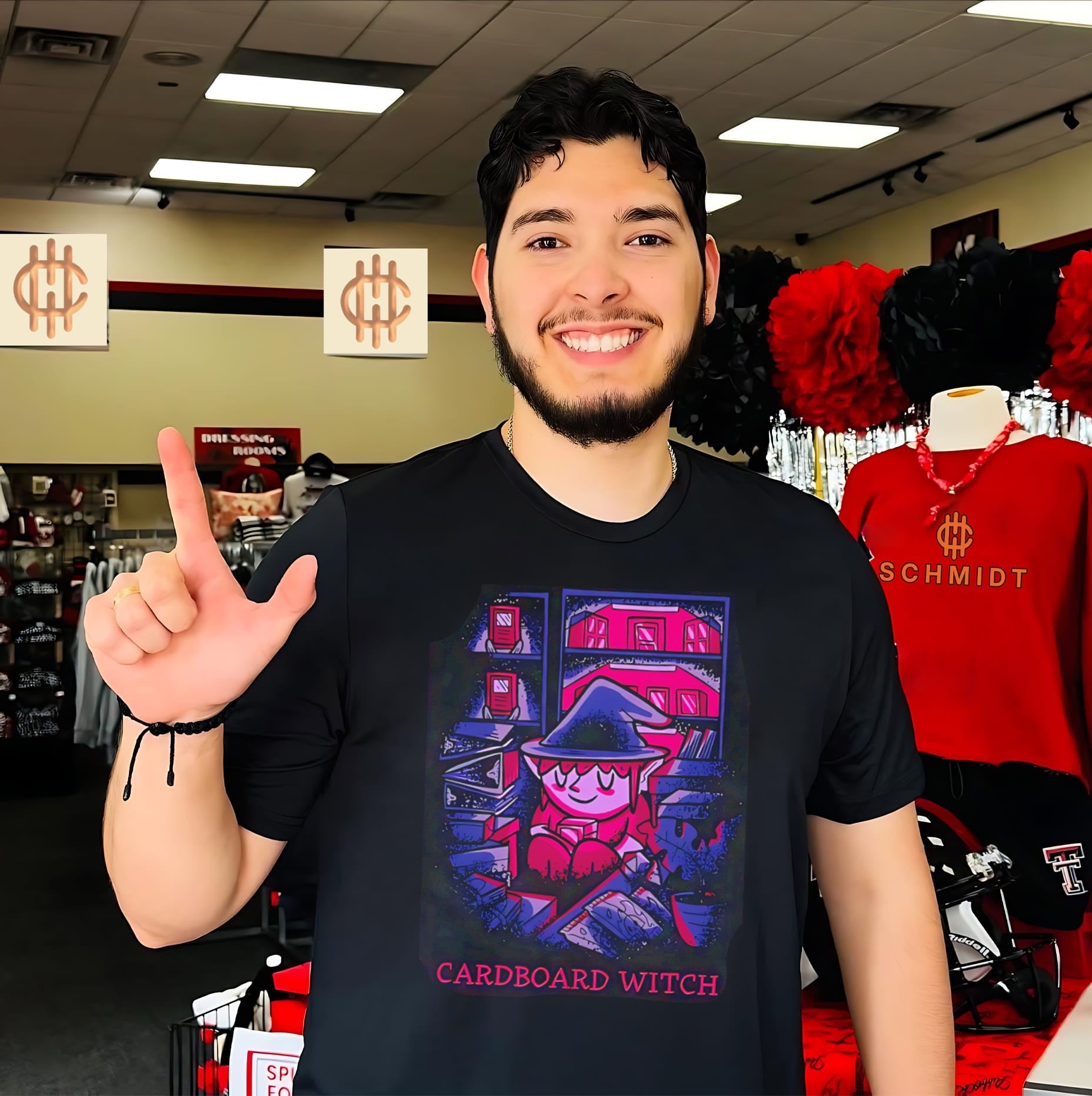 Cardboard Witch illustration shirt