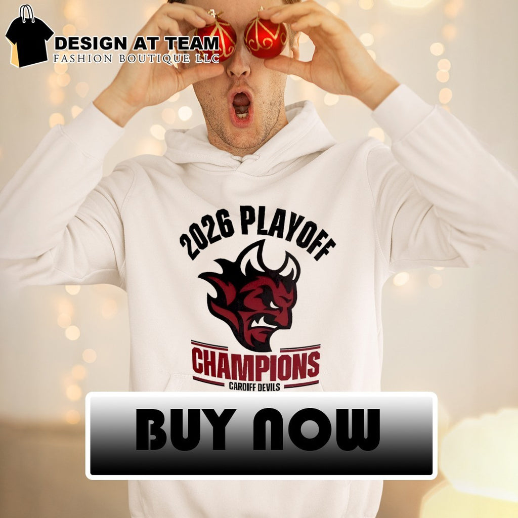 Cardiff Devils Elite Ice Hockey League Playoff Championship shirt