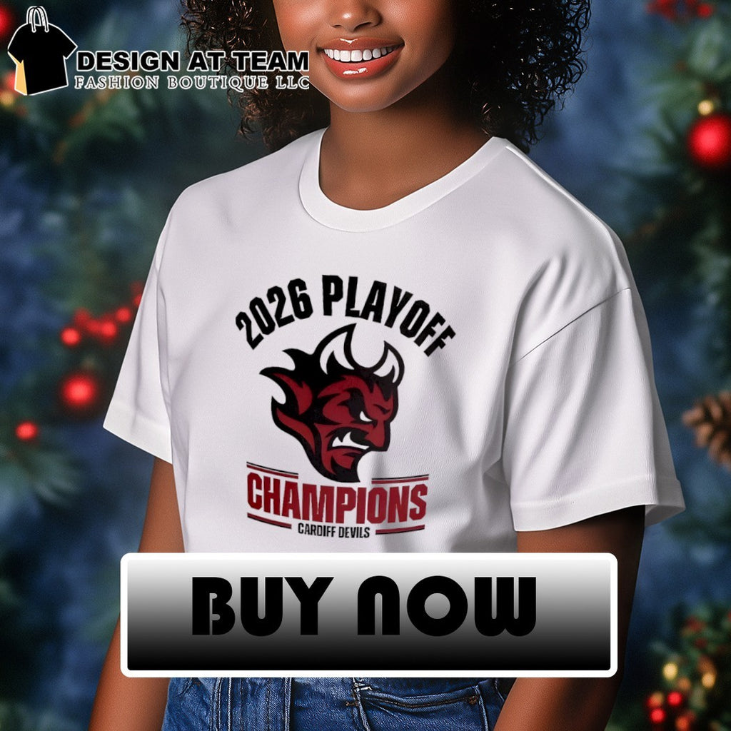 Cardiff Devils Elite Ice Hockey League Playoff Championship shirt