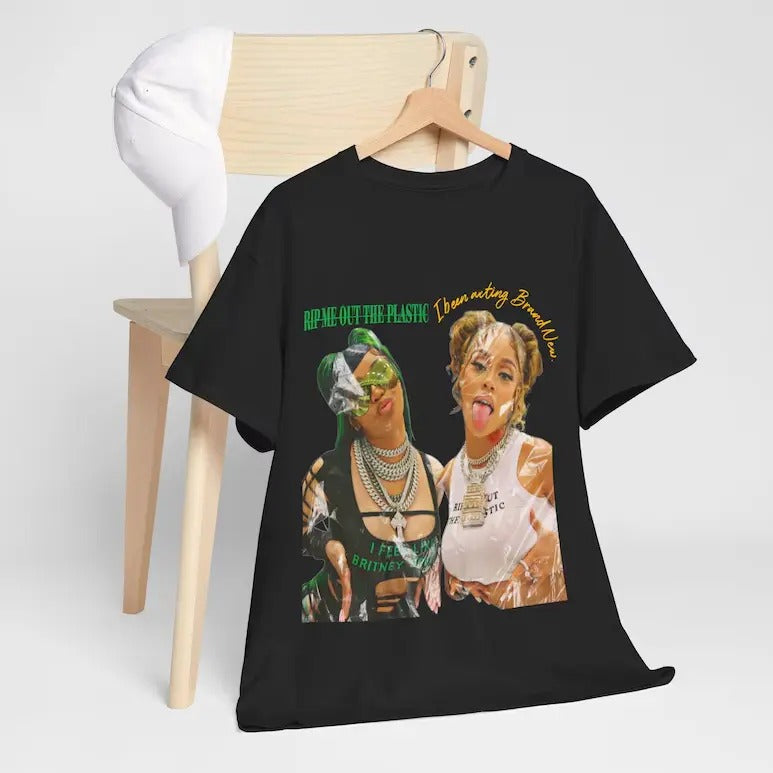 Cardiii B Latto Rip Me Out The Plastik T-Shirt, Cardiii B Latto Shirt Classic Cotton Hoodie, Sweatshirt | PrintMintTees.com