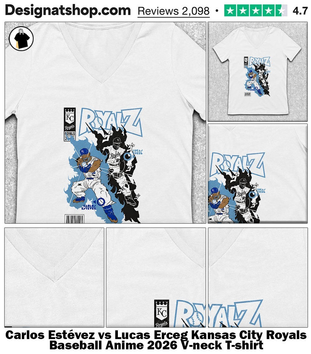 Carlos Estévez vs Lucas Erceg Kansas City Royals Baseball Anime 2026 shirt