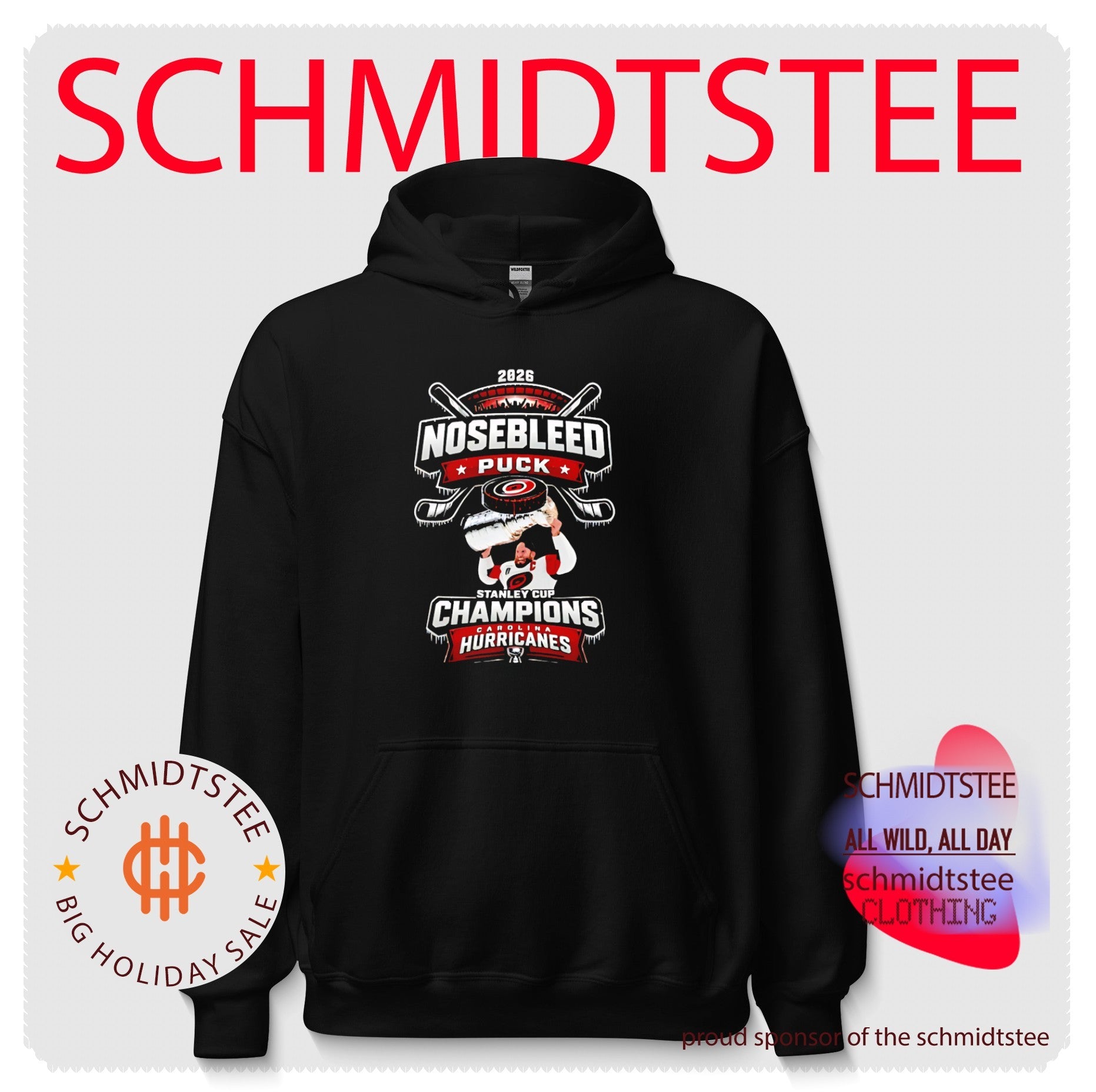 Carolina Hurricanes 2026 Nosebleed Puck Stanley Cup Champions shirt