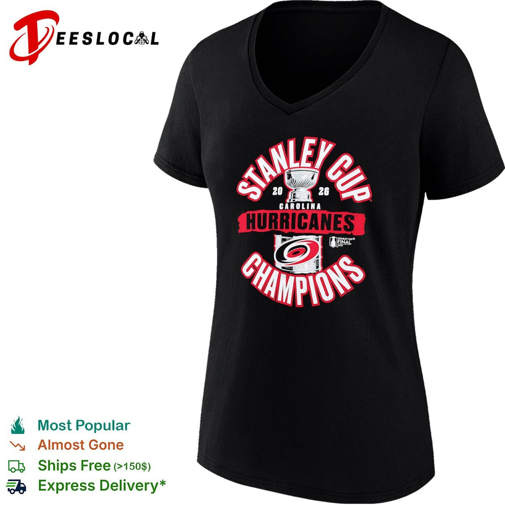Carolina Hurricanes 2026 Stanley Cup Champions NHL Hockey Fan Celebration shirt