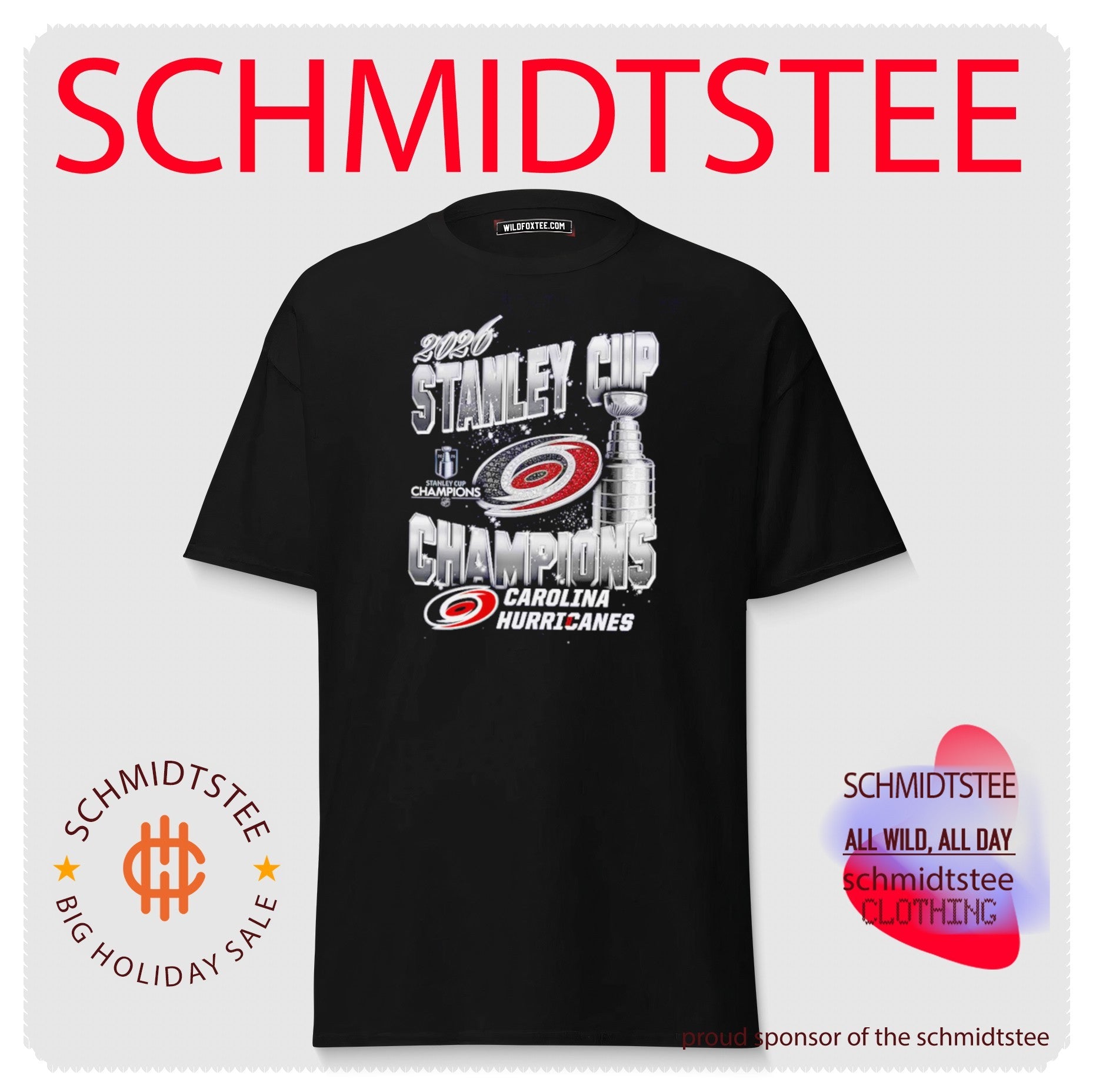 Carolina Hurricanes 2026 Stanley Cup Champions Trophy shirt