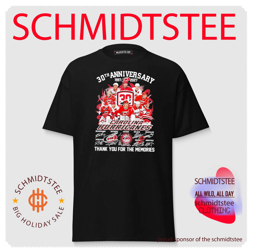 Carolina Hurricanes 30th Anniversary 1997-2027 thank you for memories shirt