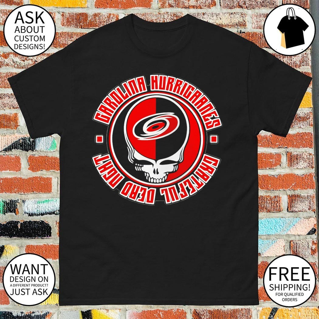 Carolina Hurricanes Grateful Dead Night hockey fan apparel shirt