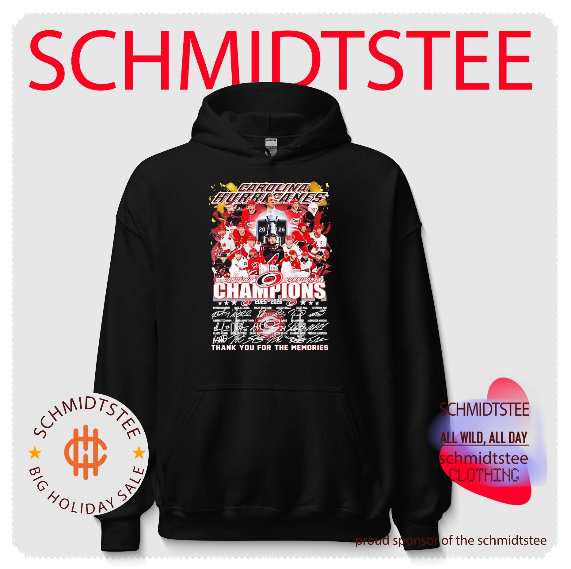 Carolina Hurricanes NHL Champions 2025-2026 thank you for the memories shirt