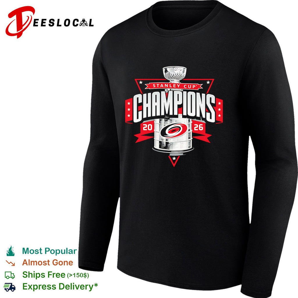 Carolina Hurricanes Stanley Cup Champions 2026 hockey tournament shirt