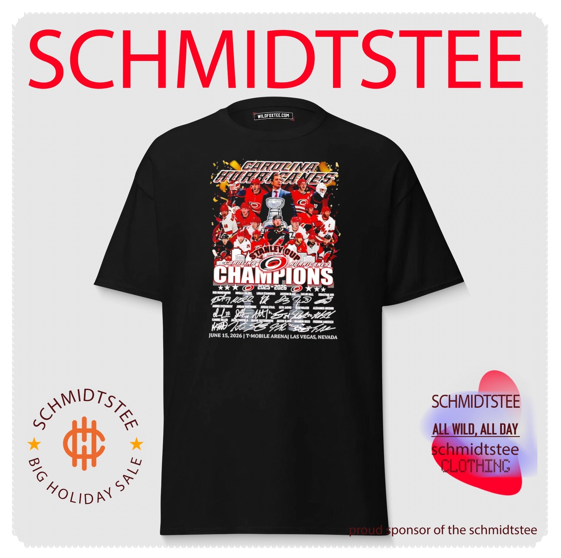 Carolina Hurricanes hockey 2025 2026 Stanley Cup Champions signature graphic shirt
