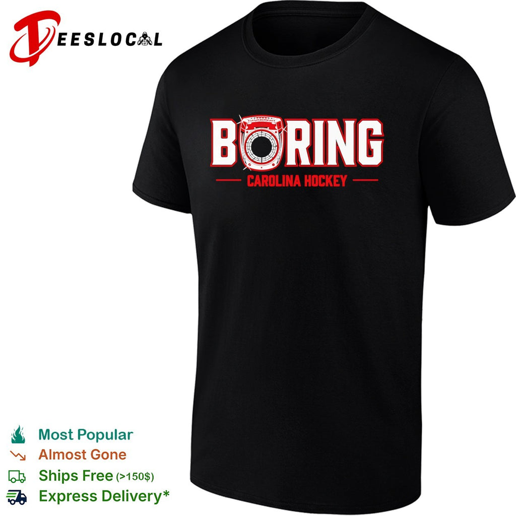 Carolina Hurricanes hockey team ring logo boring shirt