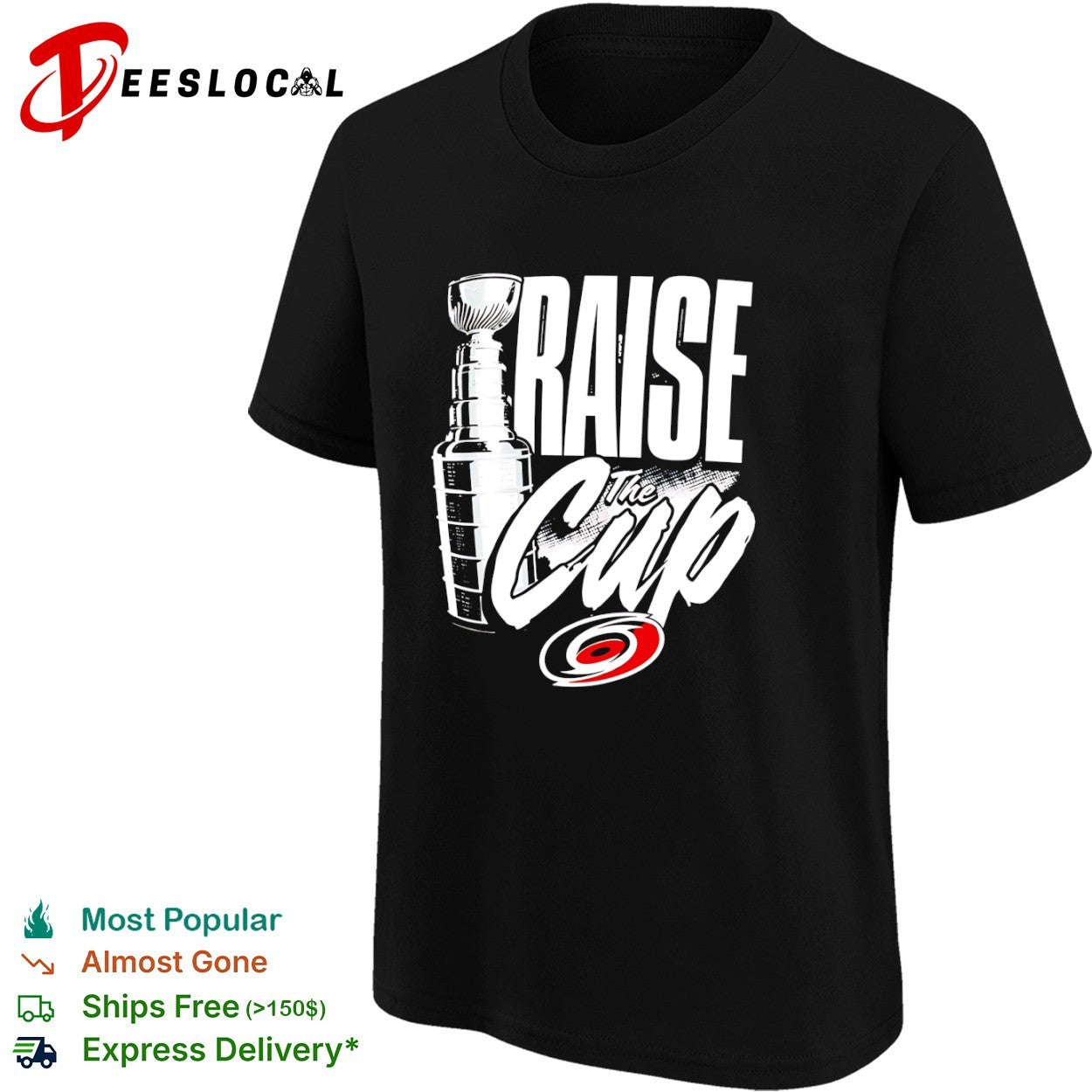 Carolina Hurricanes raise the Stanley Cup trophy shirt