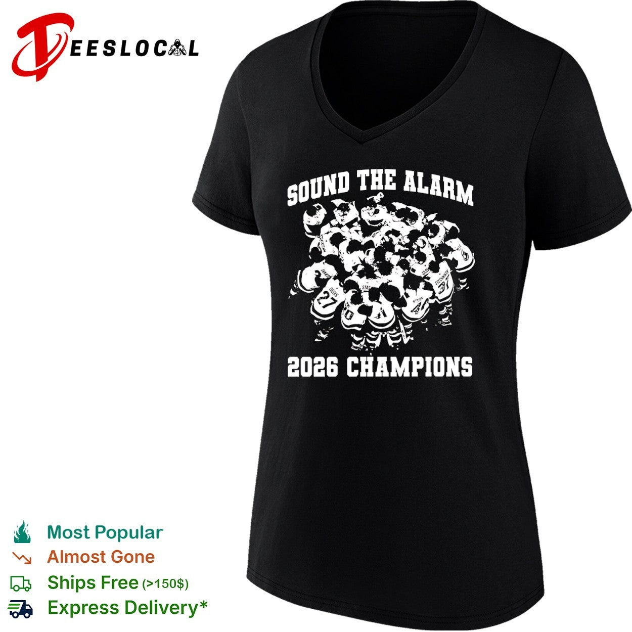 Carolina Hurricanes sound the alarm 2026 champions team huddle shirt