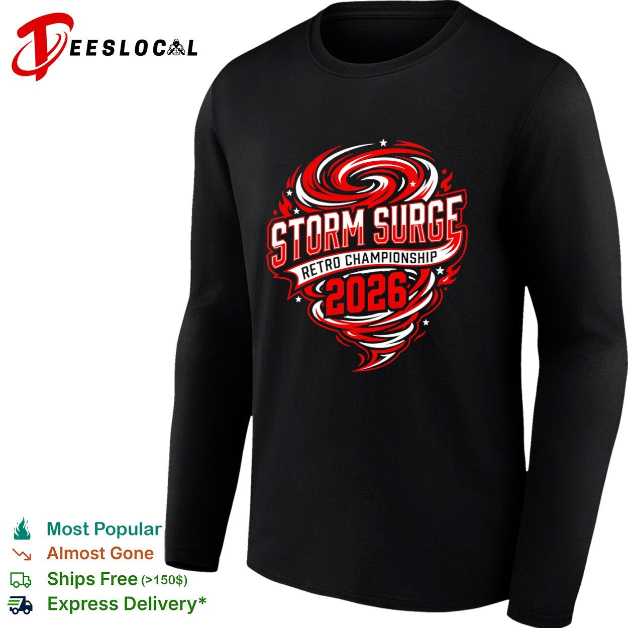 Carolina Hurricanes storm surge red vortex retro championship 2026 shirt