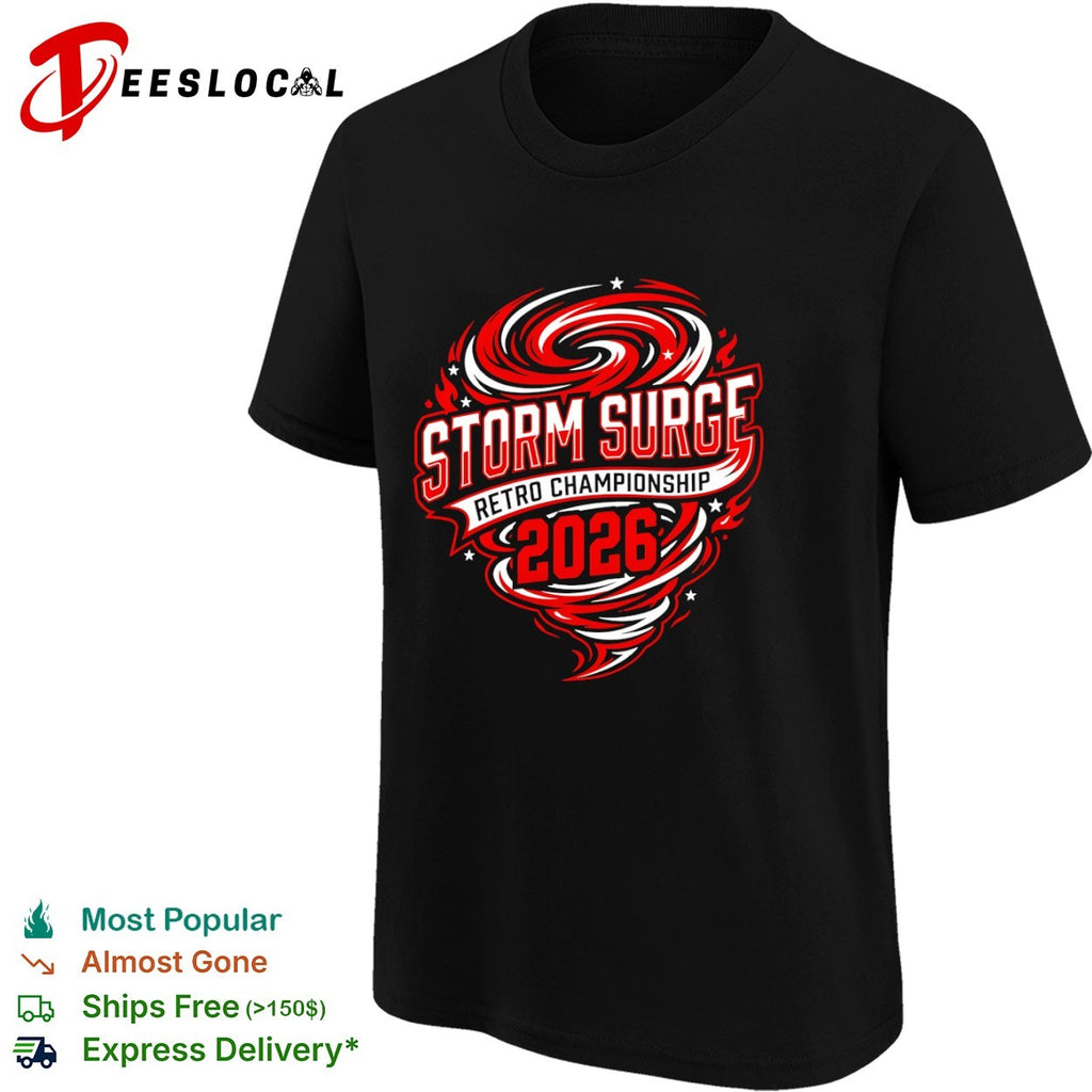 Carolina Hurricanes storm surge red vortex retro championship 2026 shirt