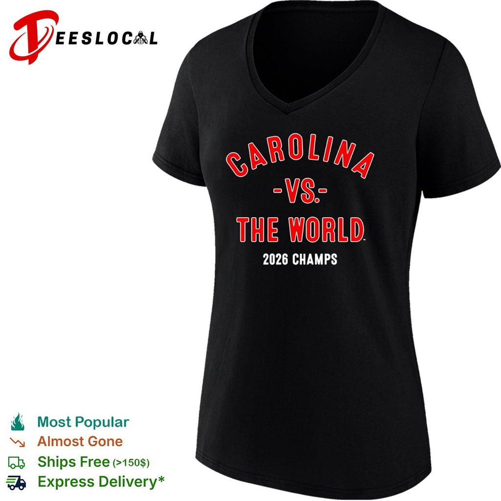Carolina Hurricanes vs the world 2026 champs shirt