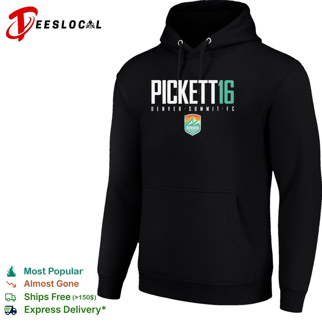 Carson Pickett 16 Denver Summit FC professional women’s soccer team shirt