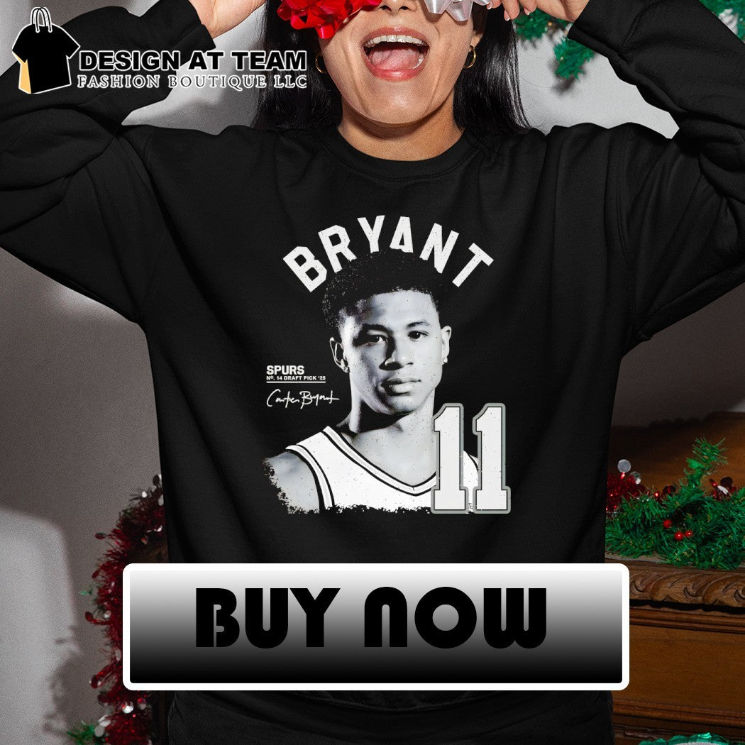 Carter Bryant San Antonio Spurs Basketball player Spurs 14 draft Pick ’25 shirt